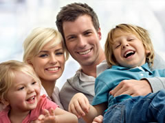 New York family with life insurance